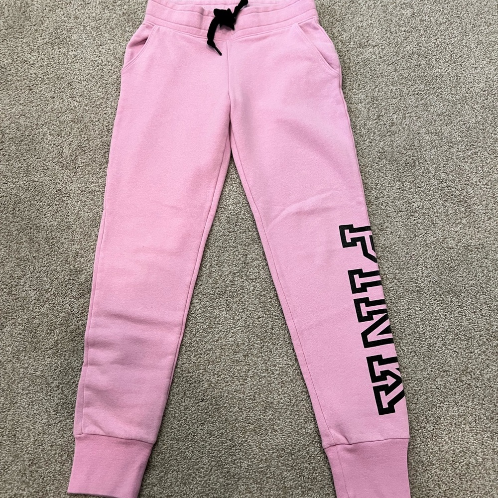 PINK sweatpants.